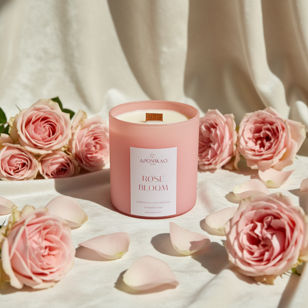 Candela Rose Bloom con rose rosa