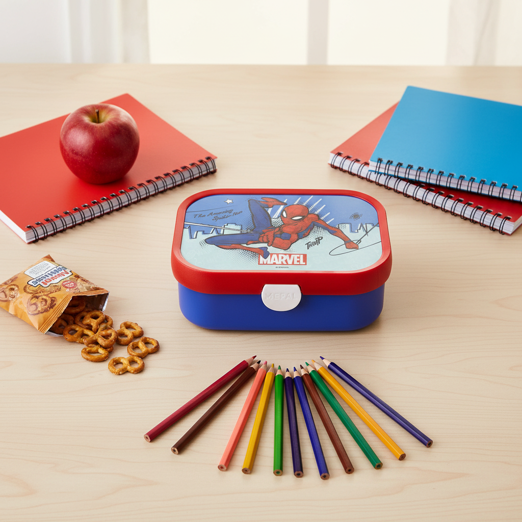 Lunch box Spider-Man centrata