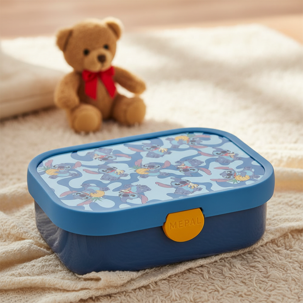 Lunch box Stitch – orsetto sfocato dietro