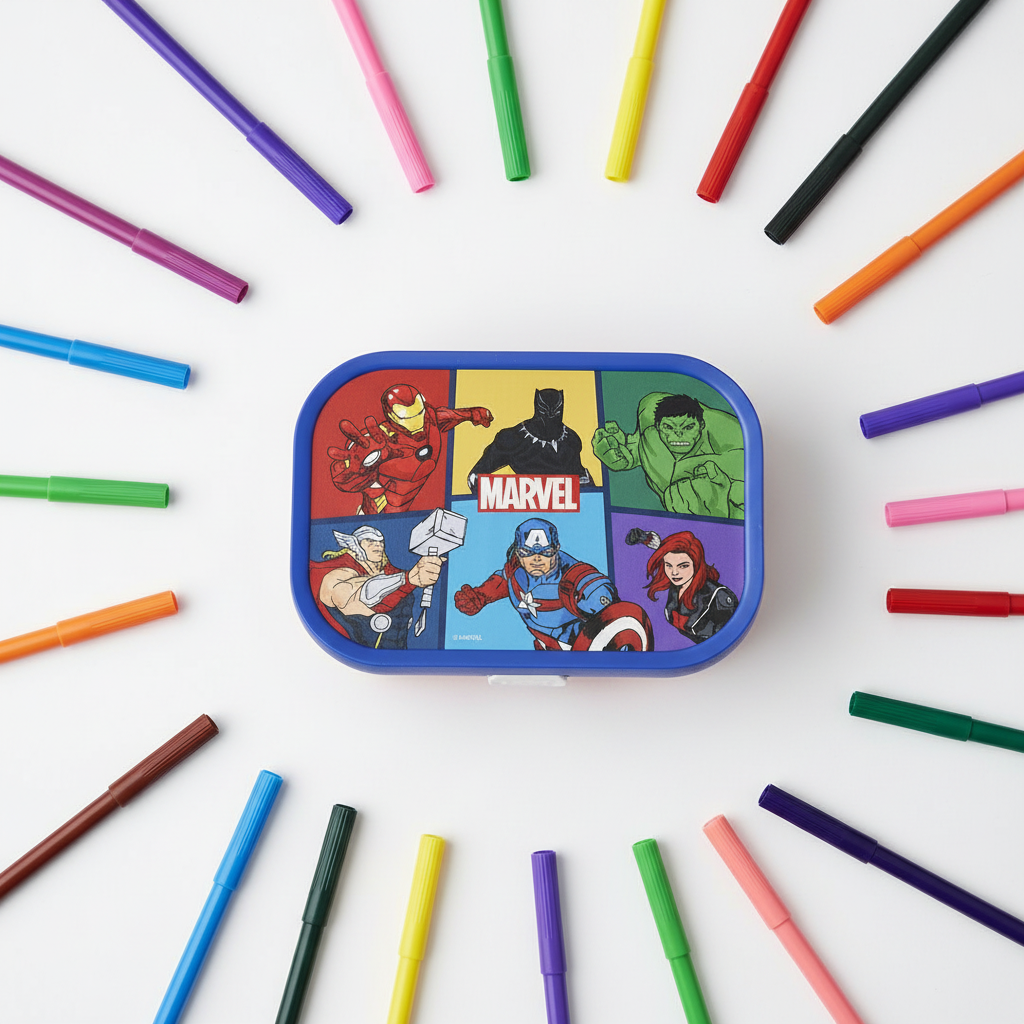 Marvel lunch box aesthetic