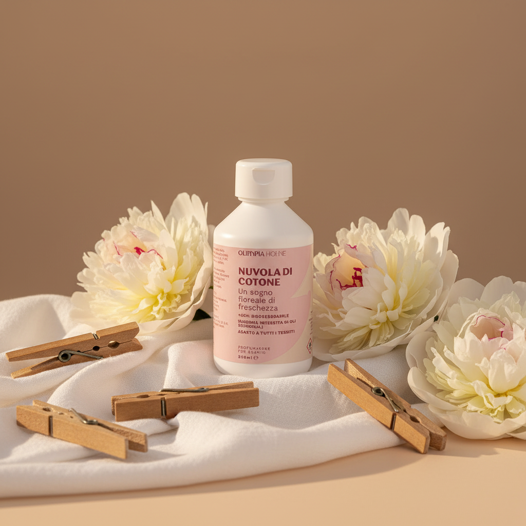 Nuvola di Cotone - mollette e peonie bianche