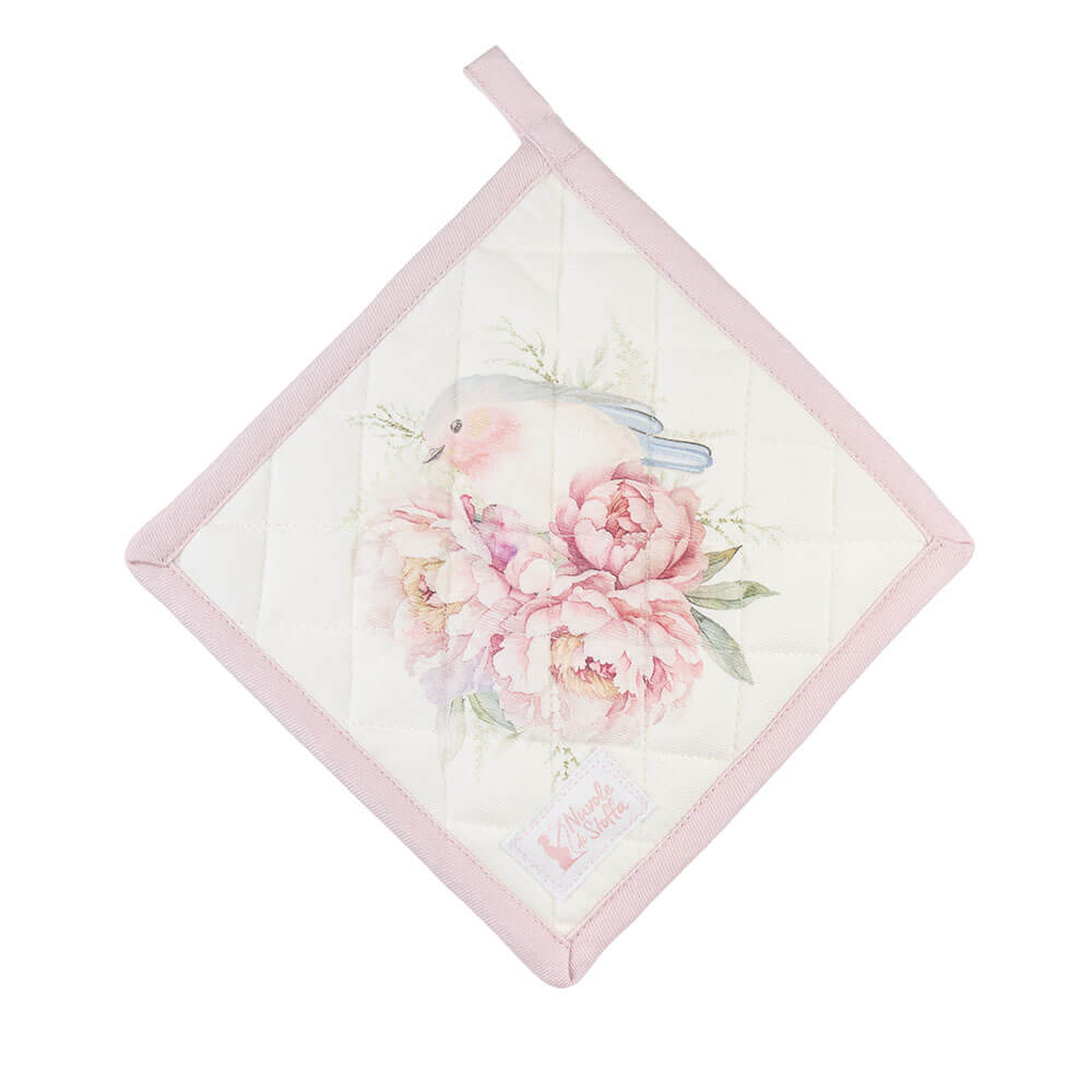 Presina Trapuntata Floreale Peonie – Nuvole di Stoffa