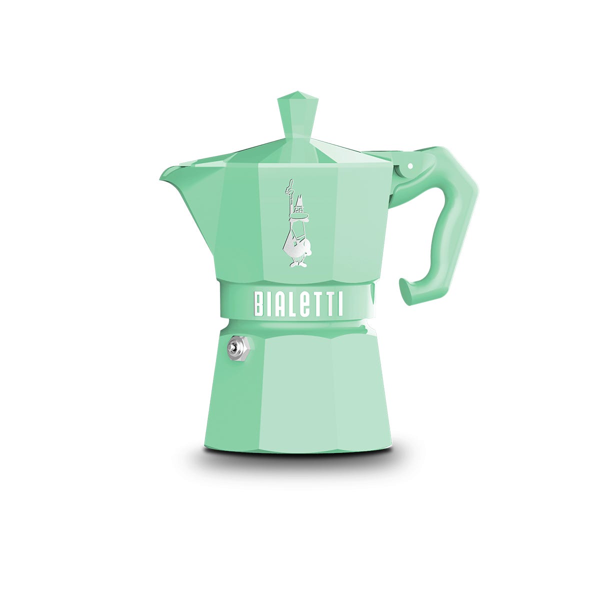 Bialetti Moka Express Colour – Caffettiera 3 Tazze Verde Menta
