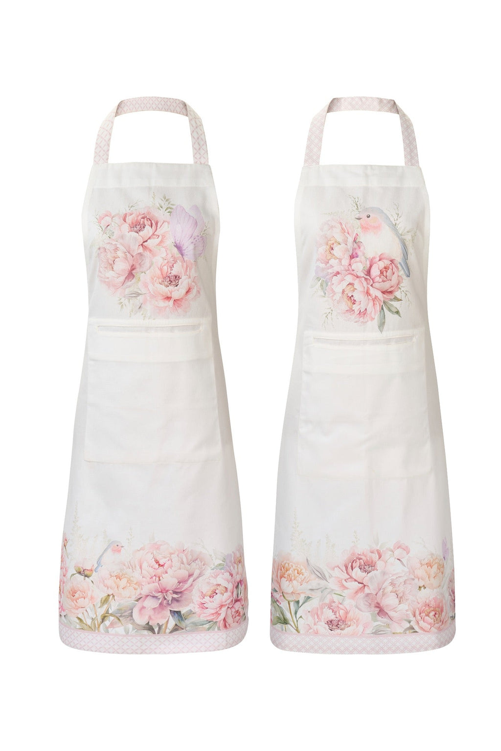 Grembiule floreale peonie – Nuvole di Stoffa