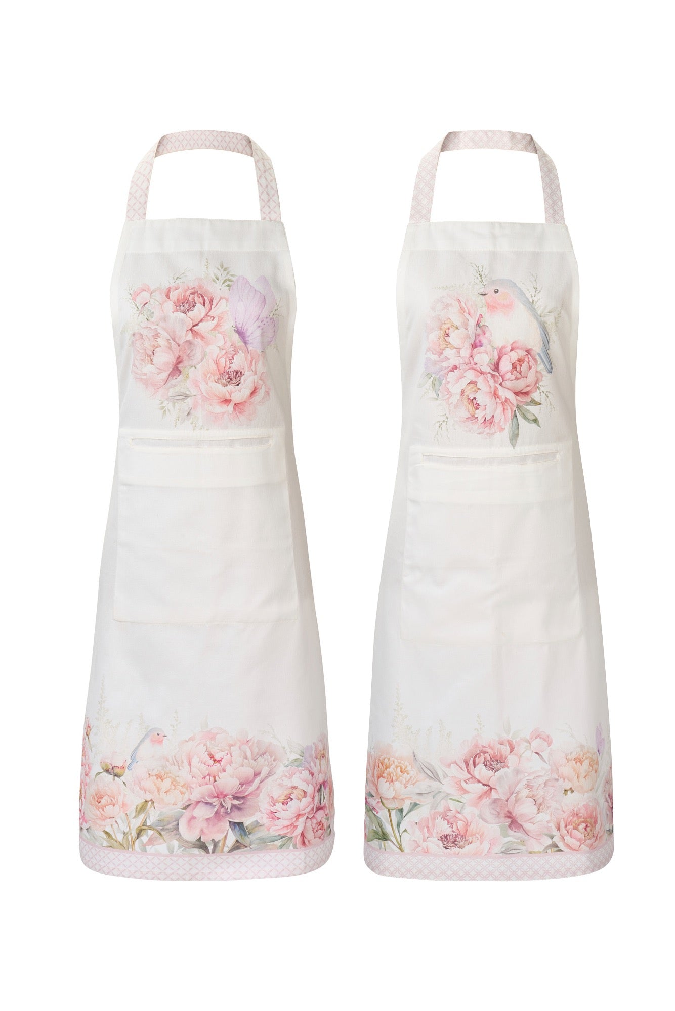 Grembiule floreale peonie – Nuvole di Stoffa